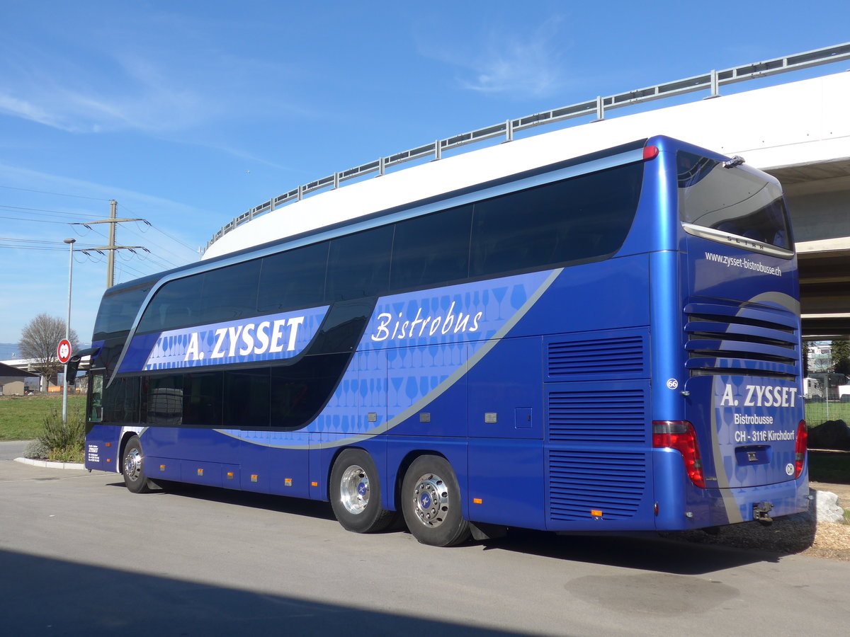 (215'233) - Zysset, Kirchdorf - Nr. 66 - Setra am 15. Mrz 2020 in Kerzers, Interbus