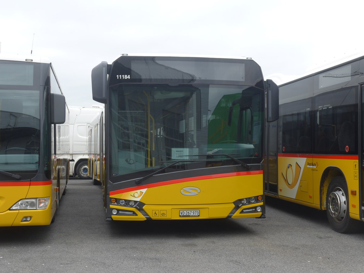 (215'435) - CarPostal Ouest - VD 267'970 - Solaris am 22. Mrz 2020 in Kerzers, Interbus
