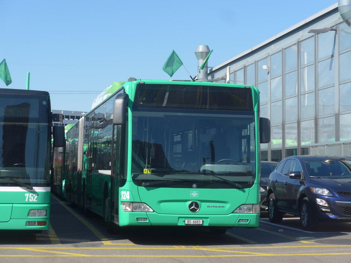 (215'732) - BVB Basel - Nr. 724/BS 6683 - Mercedes am 31. Mrz 2020 in Basel, Garage Rankstrasse