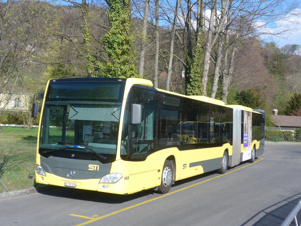 (215'986) - STI Thun - Nr. 169/BE 752'169 - Mercedes am 10. April 2020 bei der Schifflndte Thun