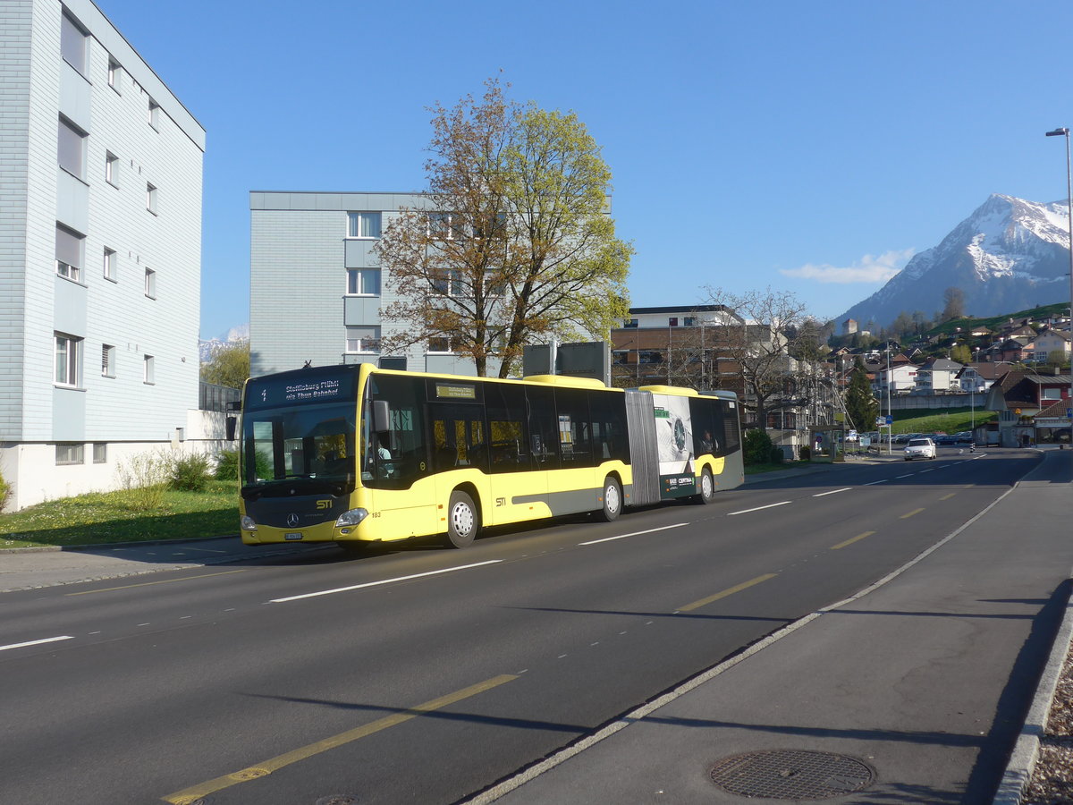 (215'991) - STI Thun - Nr. 183/BE 804'183 - Mercedes am 10. April 2020 in Gwatt, Moos