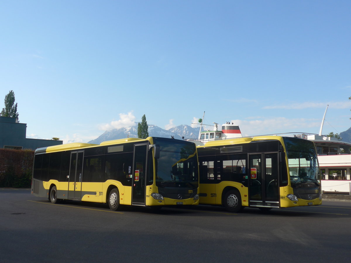 (216'466) - STI Thun - Nr. 192/BE 804'192 - Mercedes am 26. April 2020 bei der Schifflndte Thun