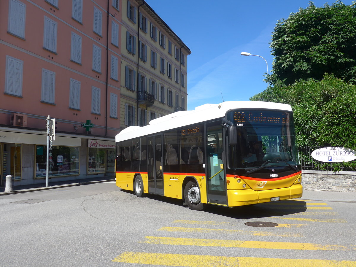 (217'278) - Autopostale, Croglio - TI 162'746 - Scania/Hess am 24. Mai 2020 in Lugano, Centro