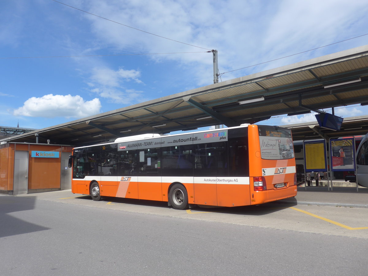 (217'773) - AOT Amriswil - Nr. 410/TG 690 - MAN am 8. Juni 2020 beim Bahnhof Romanshorn