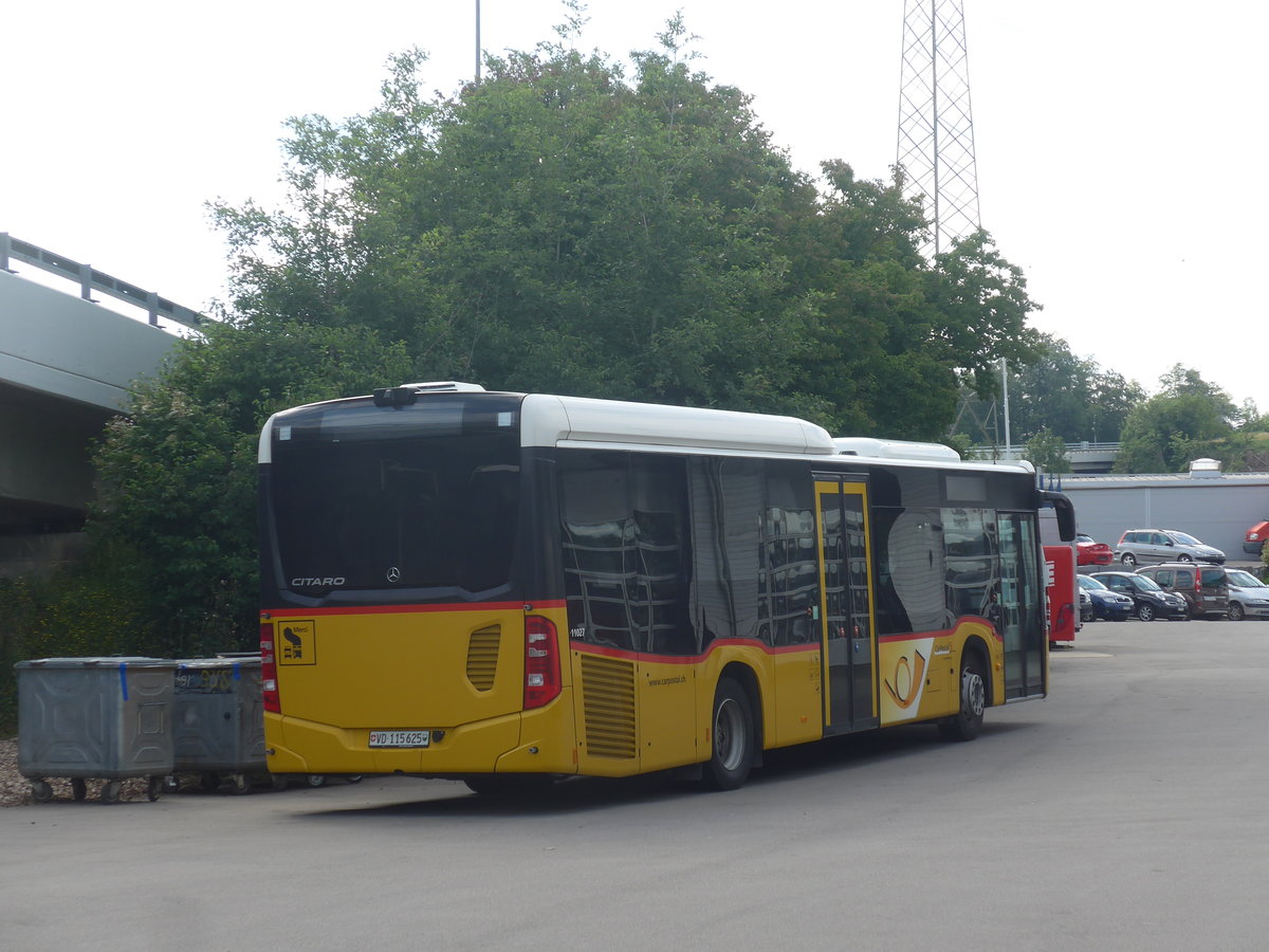 (217'802) - CarPostal Ouest - VD 115'625 - Mercedes am 13. Juni 2020 in Kerzers, Interbus
