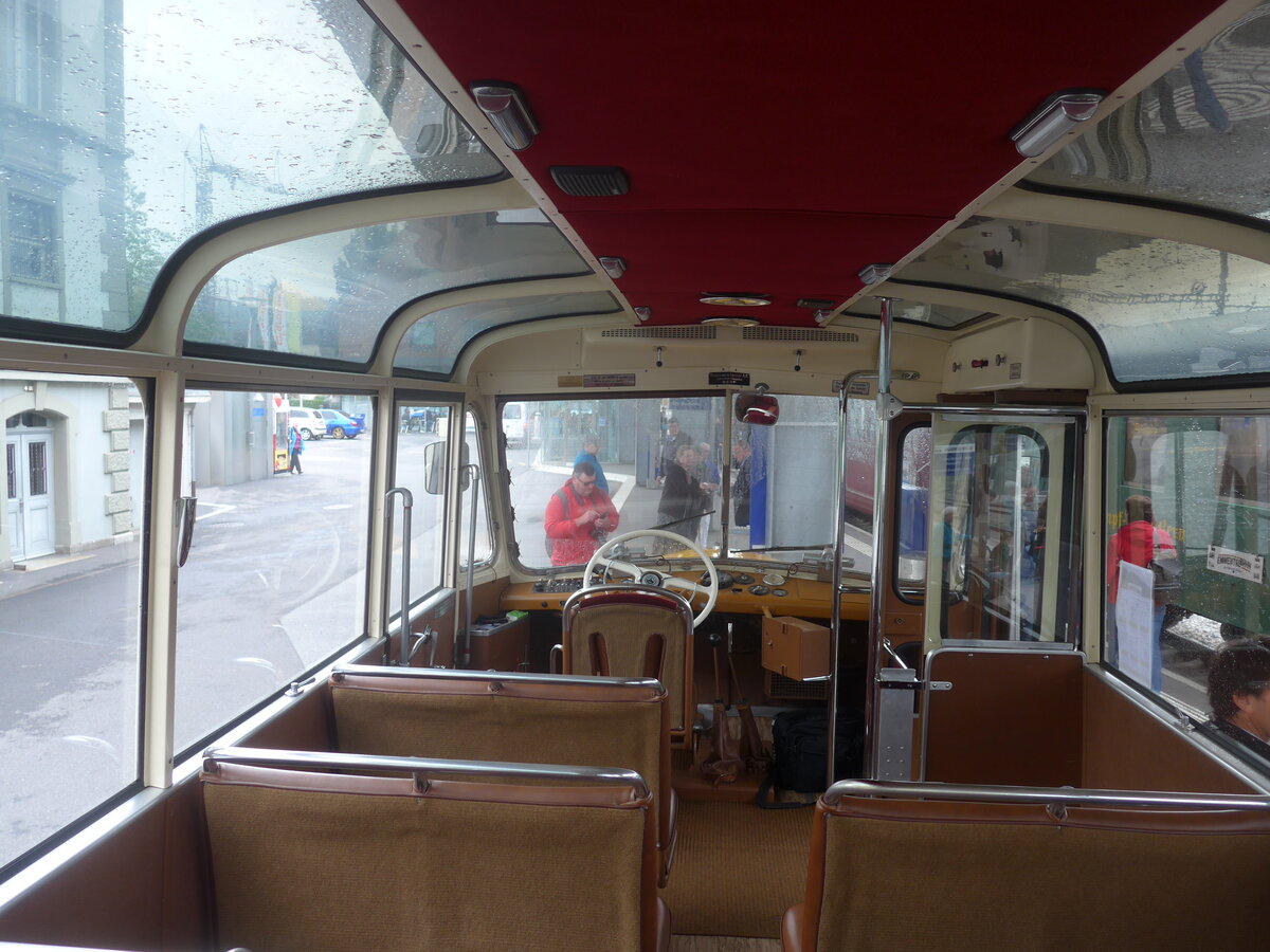 (217'952) - Loosli, Wyssachen - BE 26'794 . Saurer/R&J am 14. Juni 2020 beim Bahnhof Huttwil (Innenaufnahme)