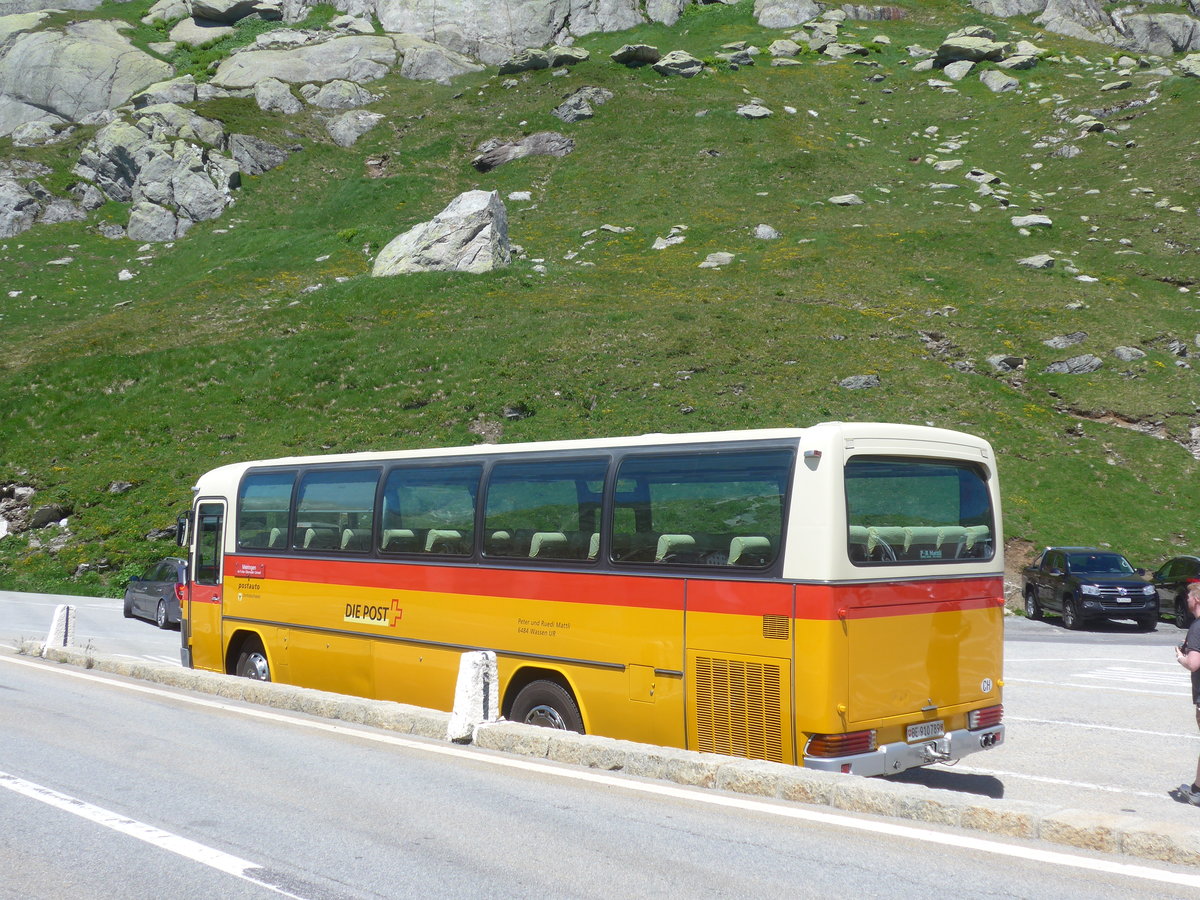 (218'669) - Buzzi, Bern - BE 910'789 - Mercedes (ex Mattli, Wassen) am 12. Juli 2020 in Grimsel, Rest. Grimselblick