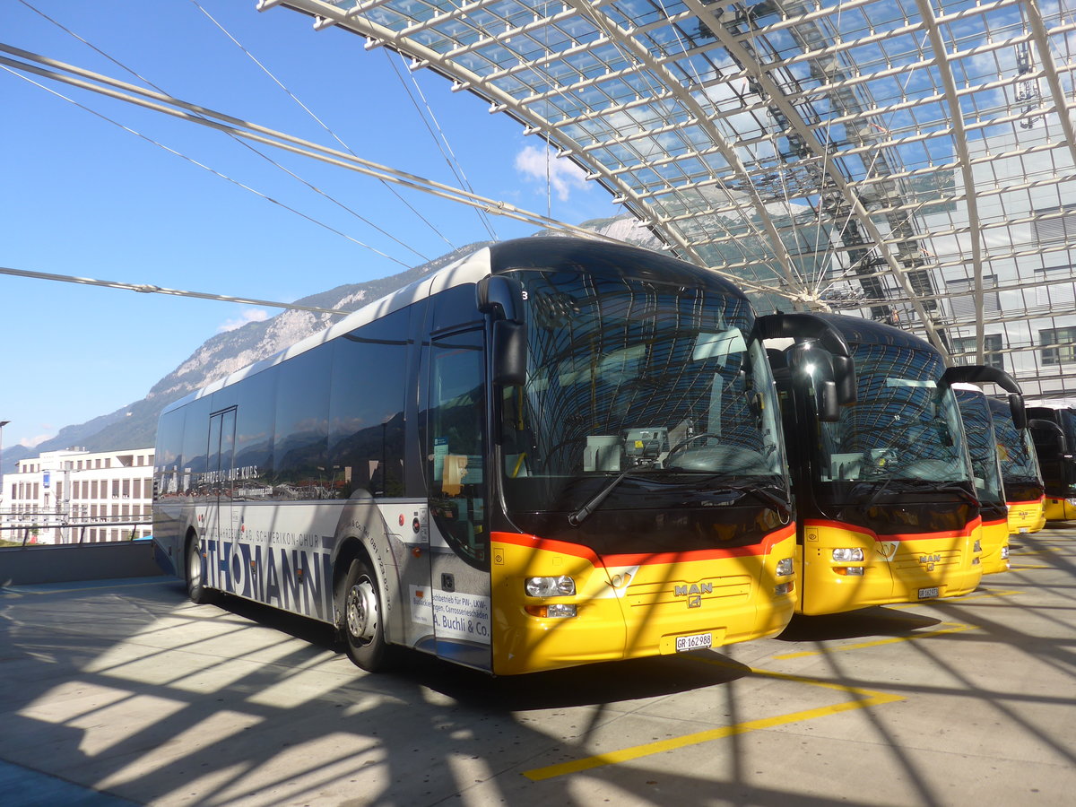 (218'865) - PostAuto Graubnden - GR 162'988 - MAN am 20. Juli 2020 in Chur, Postautostation