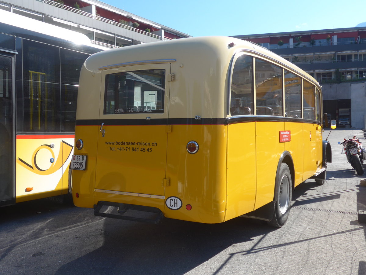 (218'873) - Baumgartner, Horn - Nr. 1/SG 73'505 - Berna/Saurer (ex Chiesa, Minusio) am 20. Juli 2020 in Chur, Postgarage