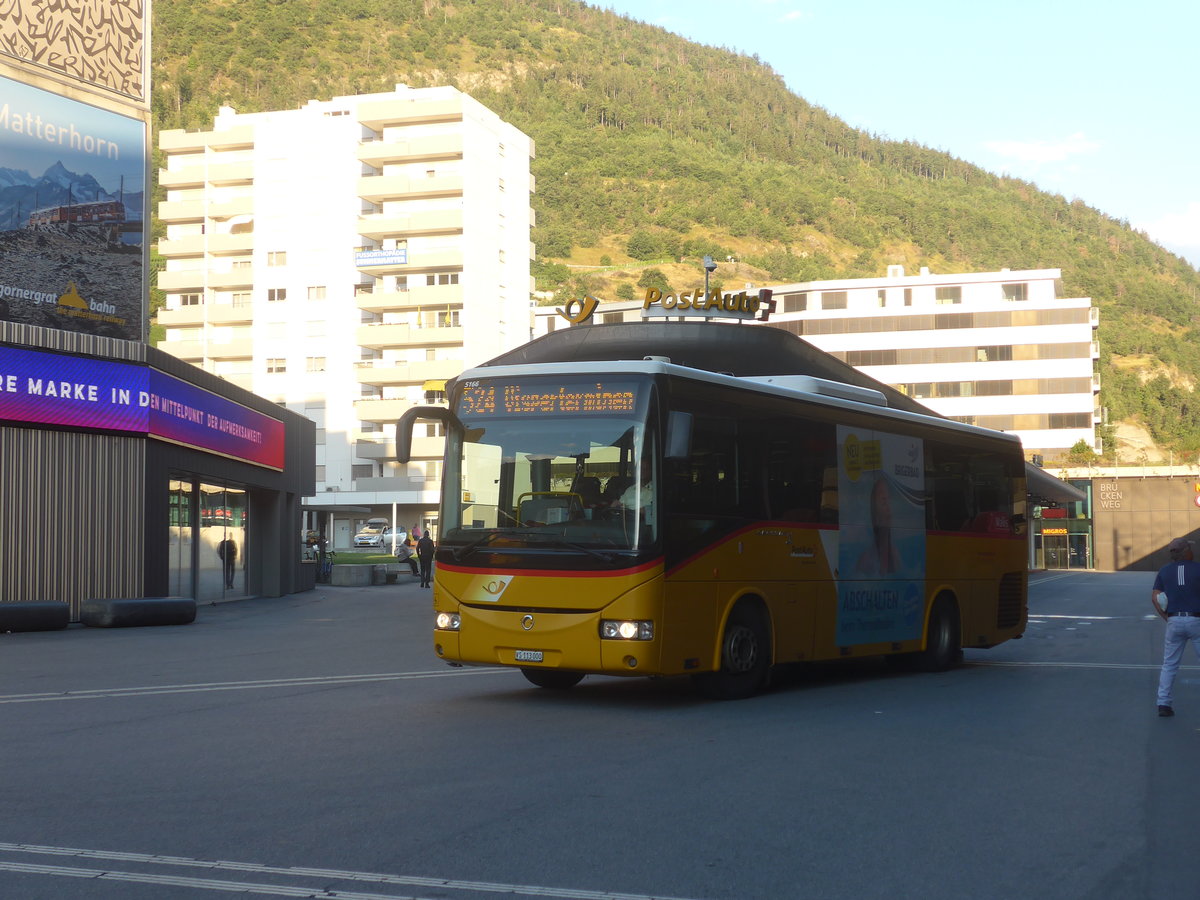 (218'951) - BUS-trans, Visp - VS 113'000 - Irisbus am 25. Juli 2020 beim Bahnhof Visp