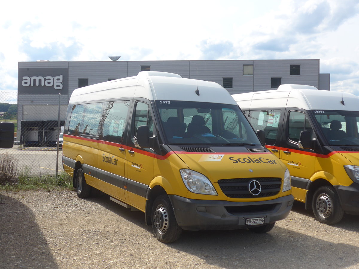 (219'078) - CarPostal Ouest - VD 329'196 - Mercedes am 25. Juli 2020 in Daillens, Planzer