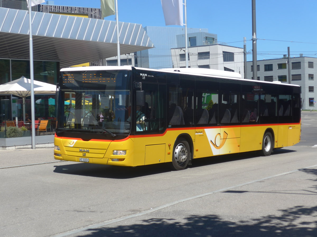 (219'234) - Steiner, Ortschwaben - Nr. 1/BE 26'800 - MAN am 27. Juli 2020 beim Bahnhof Bern Brnnen Westside