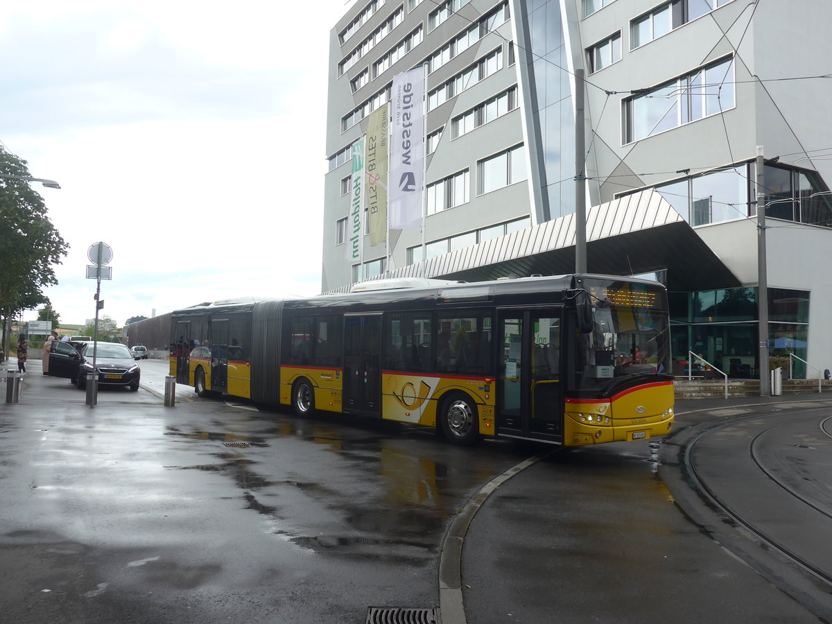 (219'396) - PostAuto Bern - Nr. 681/BE 820'681 - Solaris am 2. August 2020 beim Bahnhof Bern Brnnen Westside