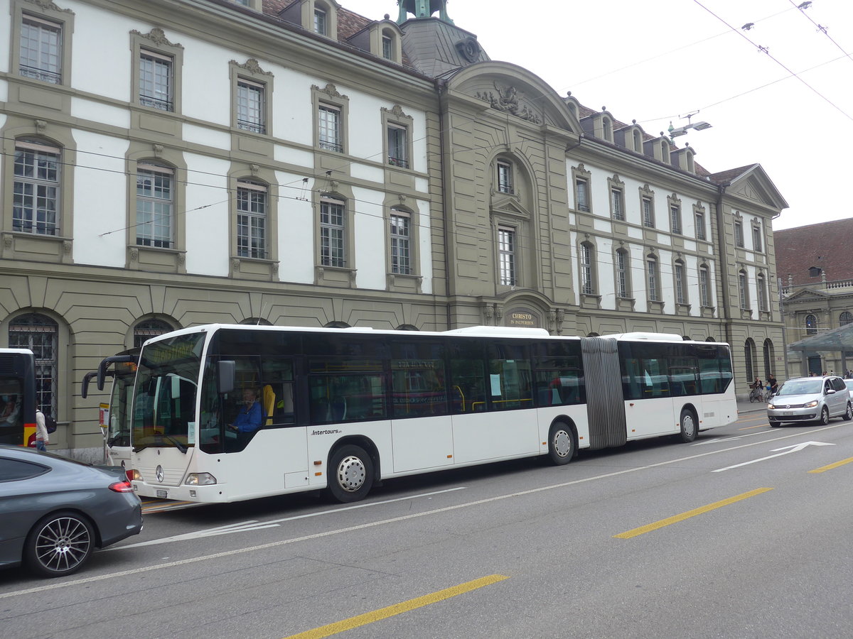 (219'453) - Intertours, Domdidier - Nr. 203/FR 300'668 - Mercedes (ex VZO Grningen Nr. 53) am 2. August 2020 beim Bahnhof Bern