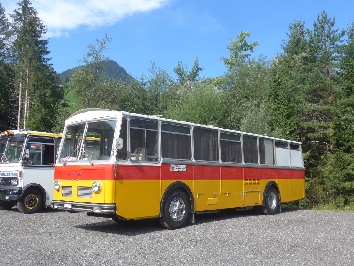 (219'719) - Trb, Oberrieden - Nr. 12/ZH 69'651 - FBW/R&J (ex Ryffel, Uster Nr. 12) am 16. August 2020 in Grsch, Bergbahnen