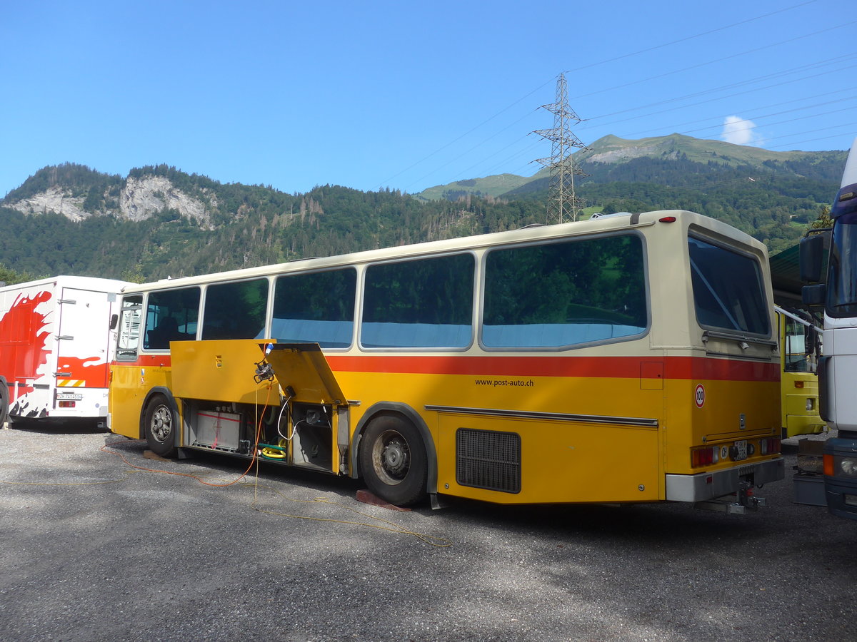 (219'729) - Roth, Zrich - SH 36'376 - Saurer/Tscher (ex Looser, Elm; ex Mattli, Wassen) am 16. August 2020 in Grsch, Bergbahnen