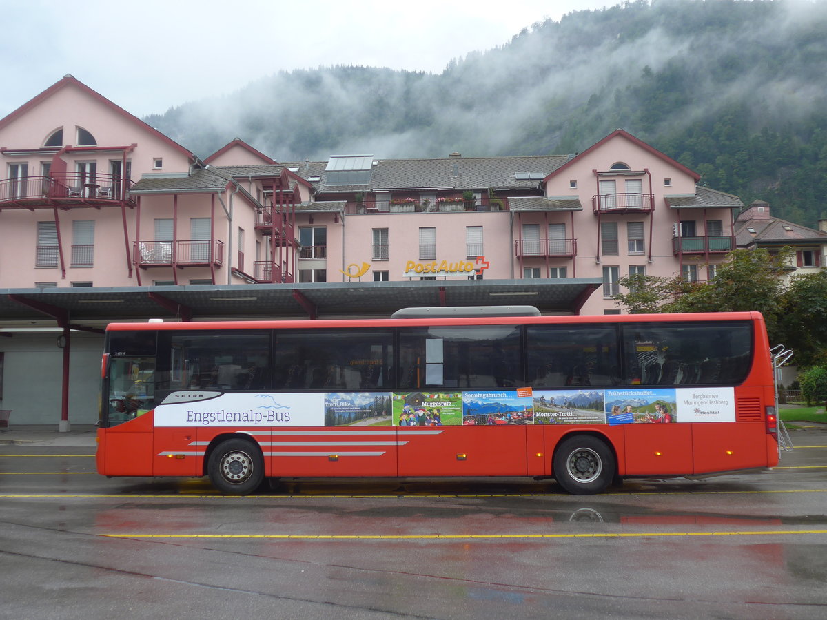 (219'880) - AFA Adelboden - Nr. 24/BE 26'701 - Setra am 22. August 2020 in Meiringen, Postautostation (Einsatz PostAuto fr Engstlenalp-Bus)