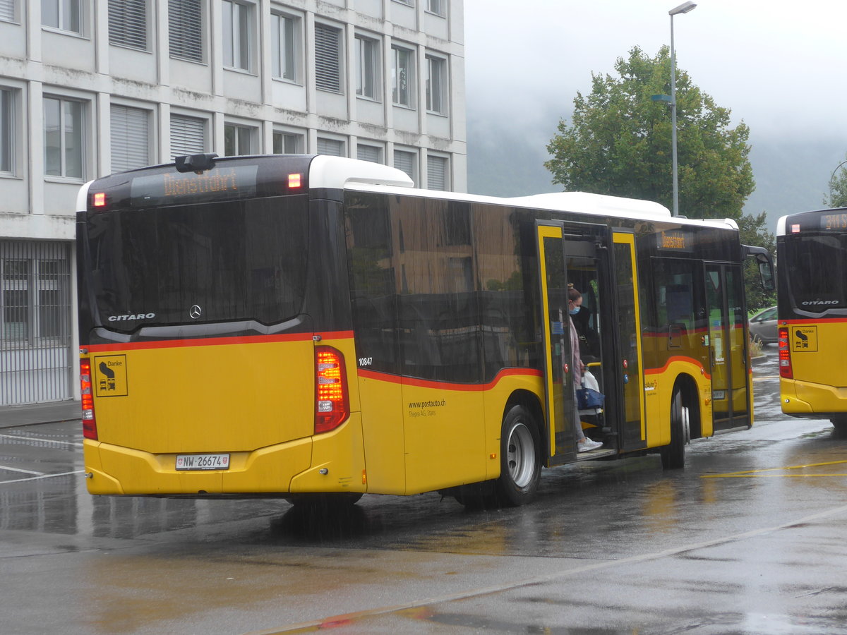 (220'205) - Thepra, Stans - Nr. 11/NW 26'674 - Mercedes am 29. August 2020 beim Bahnhof Stans