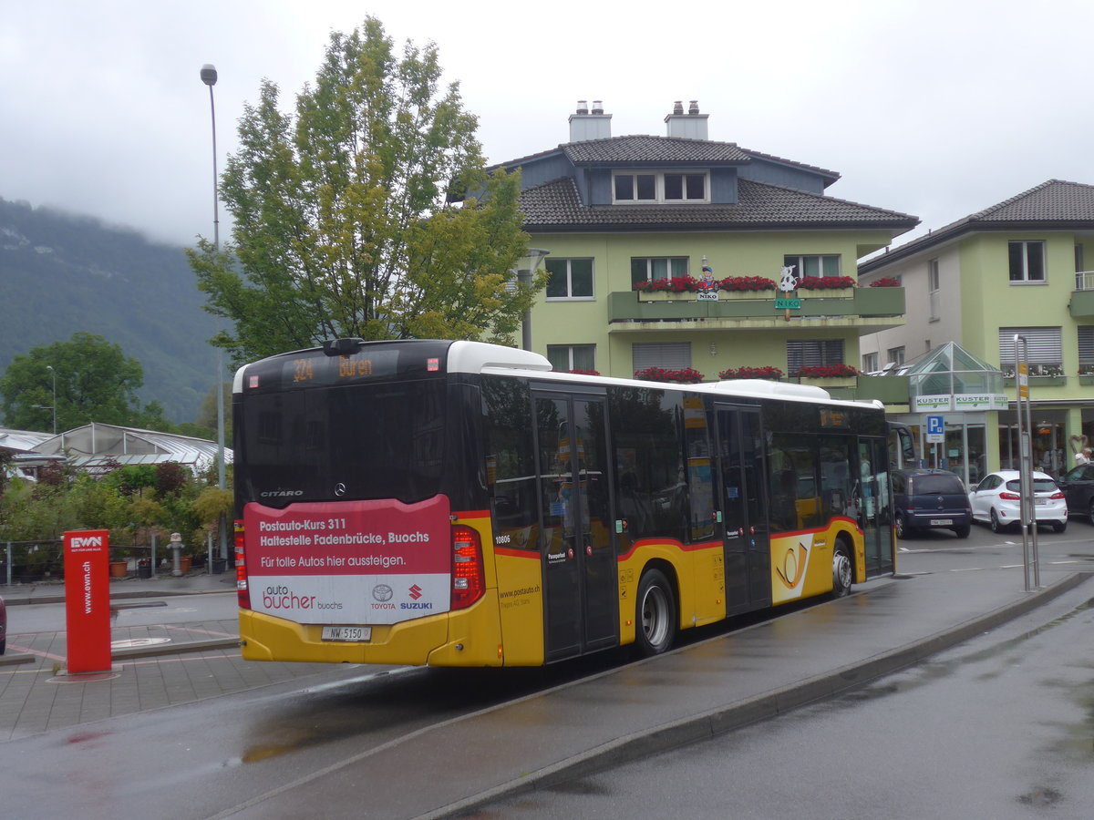 (220'219) - Thepra, Stans - Nr. 14/NW 5150 - Mercedes am 29. August 2020 beim Bahnhof Stans