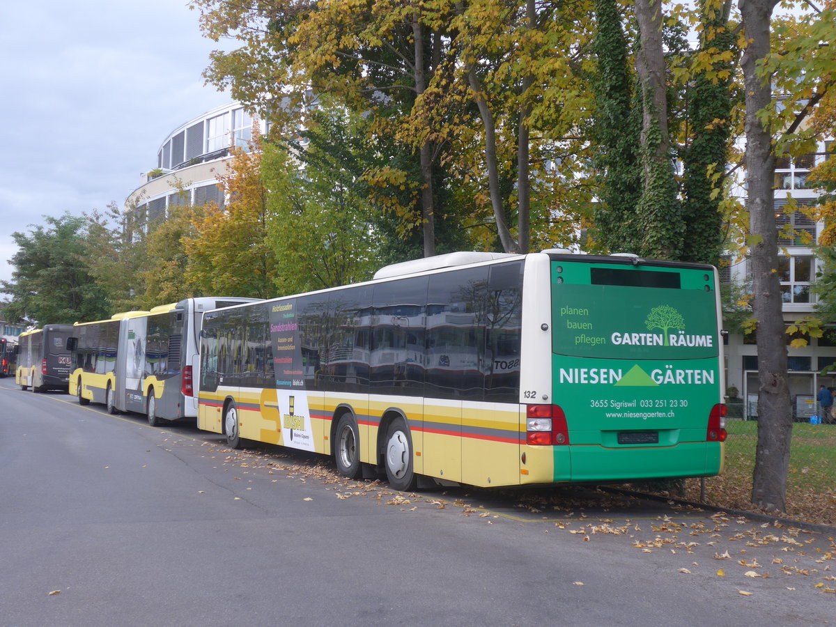 (221'939) - STI Thun - Nr. 132 - MAN am 17. Oktober 2020 bei der Schifflndte Thun