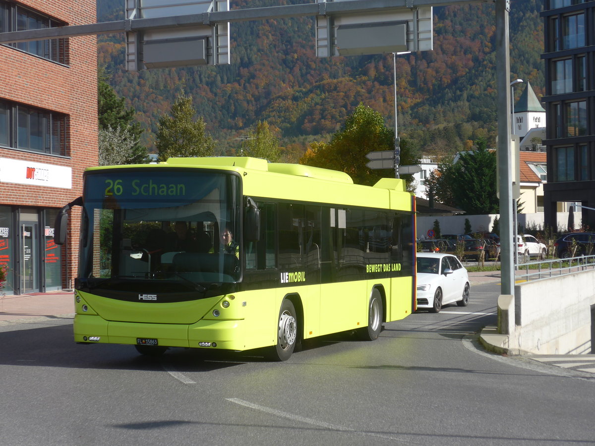 (222'418) - Jehle, Planken - FL 15'863 - Scania/Hess am 22. Oktober 2020 beim Bahnhof Schaan