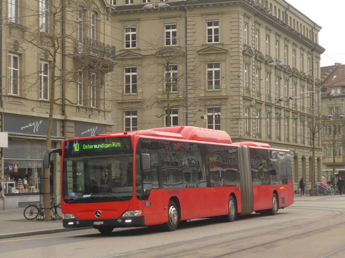 (223'399) - Bernmobil, Bern - Nr. 861/BE 671'861 - Mercedes am 6. Februar 2021 beim Bahnhof Bern