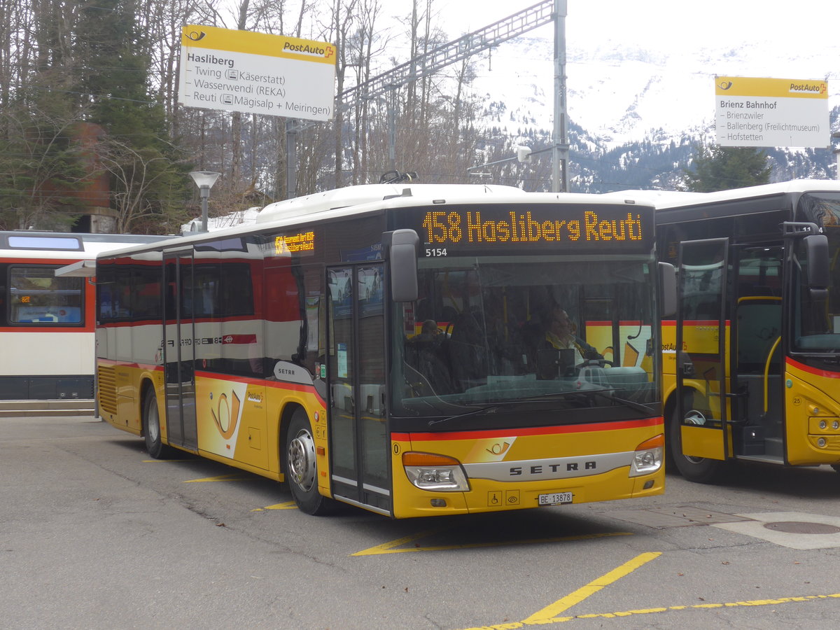 (224'090) - Flck, Brienz - Nr. 0/BE 13'878 - Setra am 13. Mrz 2021 auf dem Brnigpass