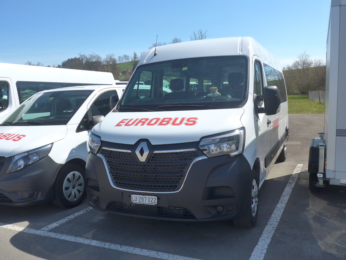 (224'934) - ARAG Ruswil - Nr. 62/LU 287'022 - Renault am 11. April 2021 in Ruswil, Garage