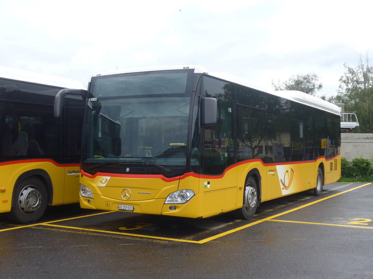 (226'877) - CarPostal Ouest - VD 259'920 - Mercedes am 1. August 2021 in Yverdon, Garage