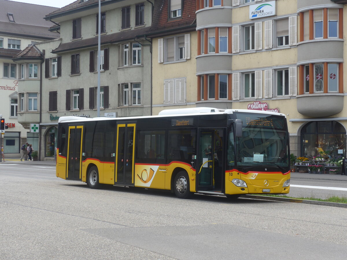 (227'182) - Brndli, Elfingen - Nr. 10/AG 453'659 - Mercedes am 9. August 2021 beim Bahnhof Brugg