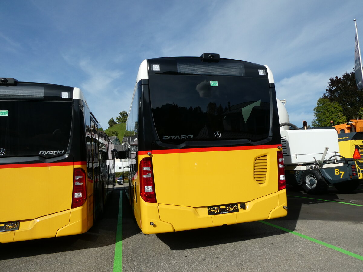 (228'629) - Postautobetriebe Unteres Toggenburg, Ganterschwil - PID 11'660 - Mercedes am 2. Oktober 2021 in Nesslau, Altherr