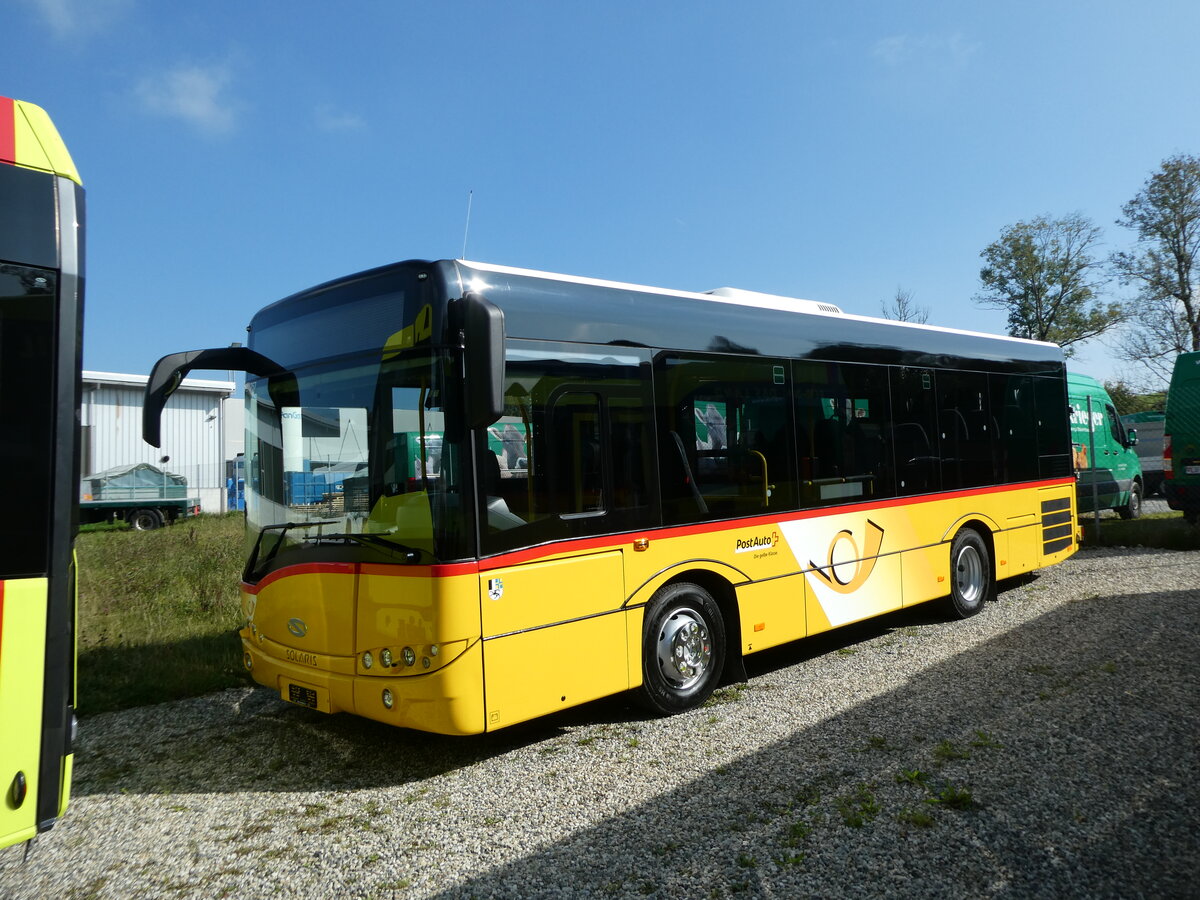 (229'344) - PostAuto Graubnden - PID 11'757 - Solaris am 16. Oktober 2021 in Ruswil, Garage ARAG