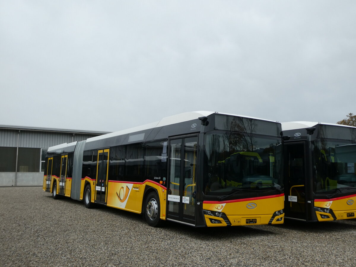 (229'912) - Stutz, Jonen - Nr. 417 - Solaris am 30. Oktober 2021 in Ruswil, Garage ARAG