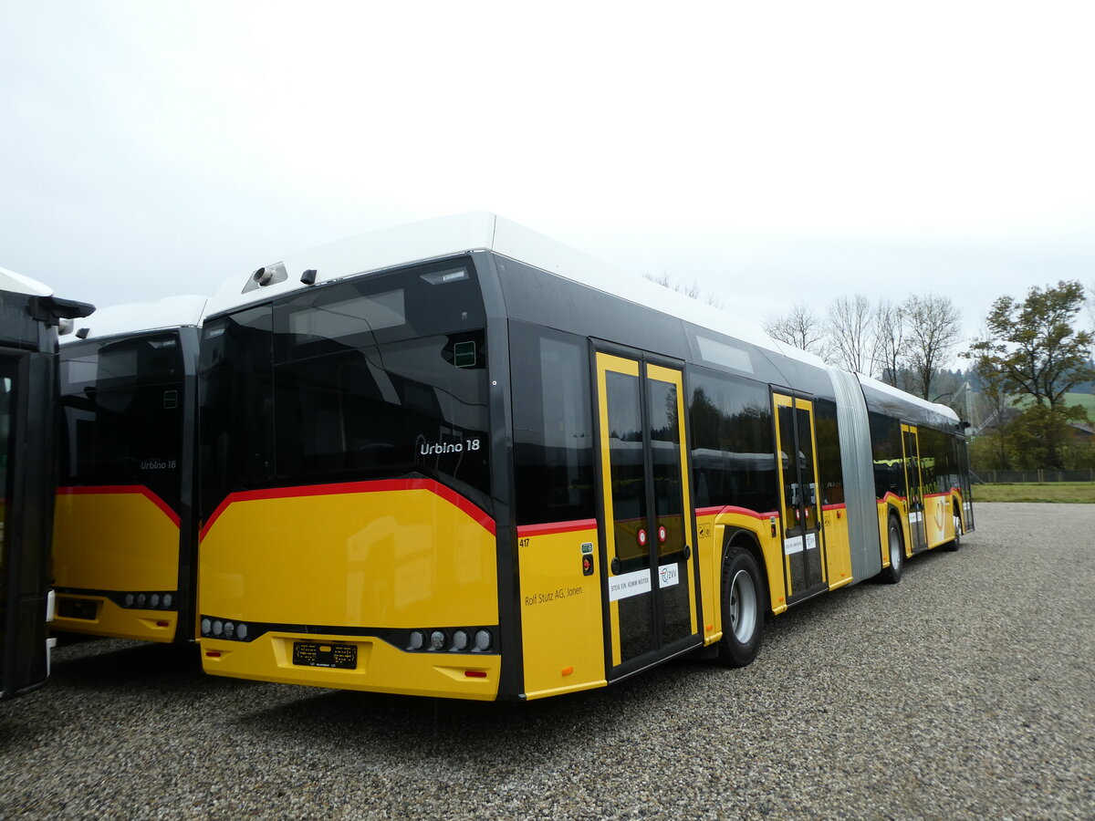 (229'914) - Stutz, Jonen - Nr. 417 - Solaris am 30. Oktober 2021 in Ruswil, Garage ARAG