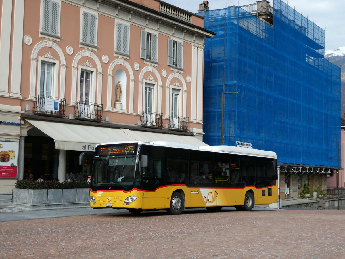 (230'415) - AutoPostale Ticino - TI 326'911 - Mercedes am 10. November 2021 beim Bahnhof Bellinzona