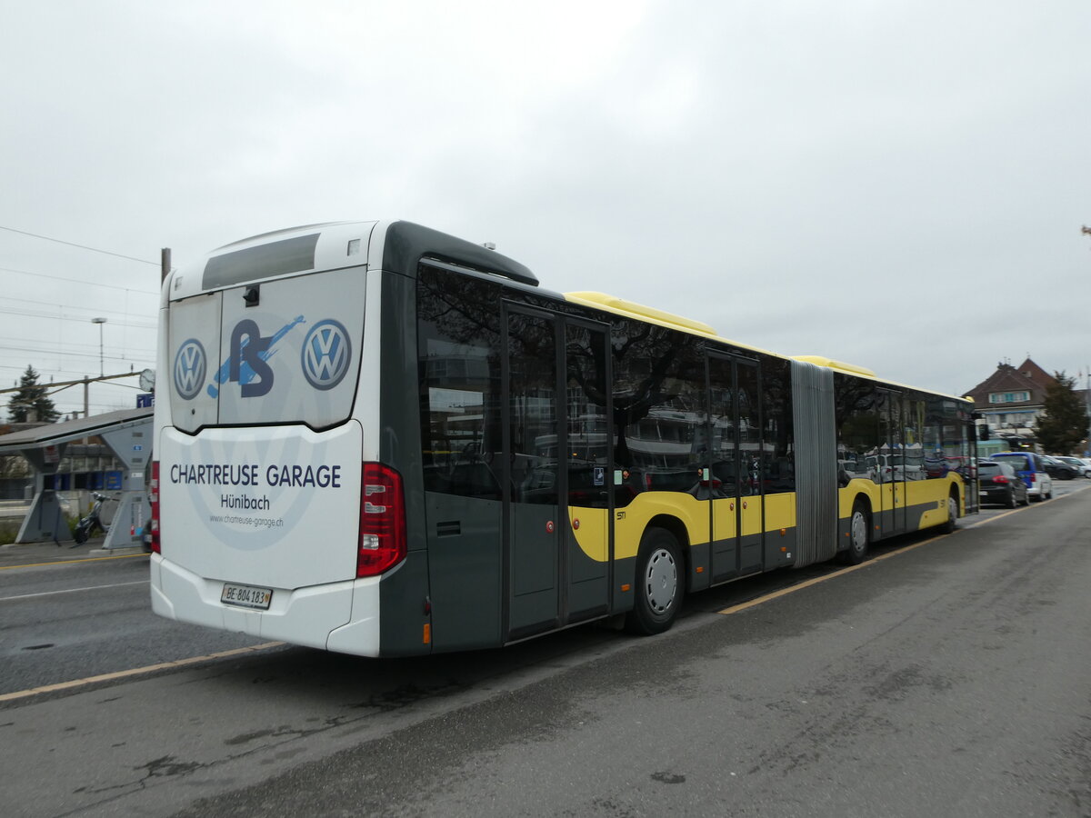 (230'776) - STI Thun - Nr. 183/BE 804'183 - Mercedes am 15. November 2021 in Thun, CarTerminal