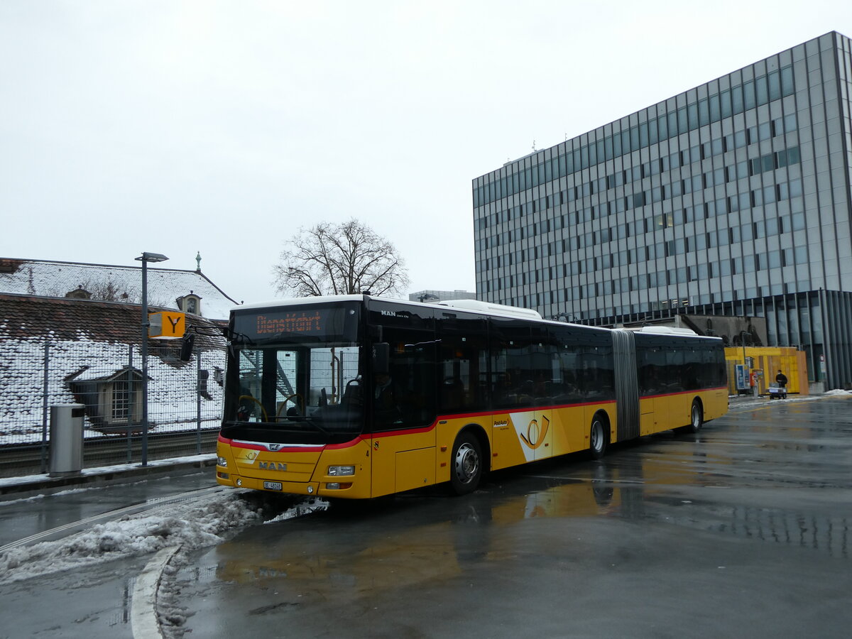 (231'090) - Steiner, Ortschwaben - Nr. 4/BE 48'148 - MAN am 11. Dezember 2021 in Bern, Postautostation