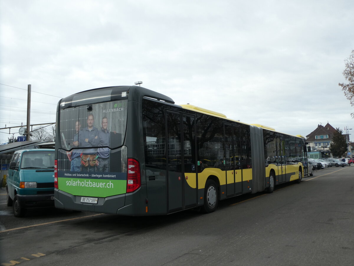 (231'542) - STI Thun - Nr. 169/BE 752'169 - Mercedes am 24. Dezember 2021 in Thun, CarTerminal