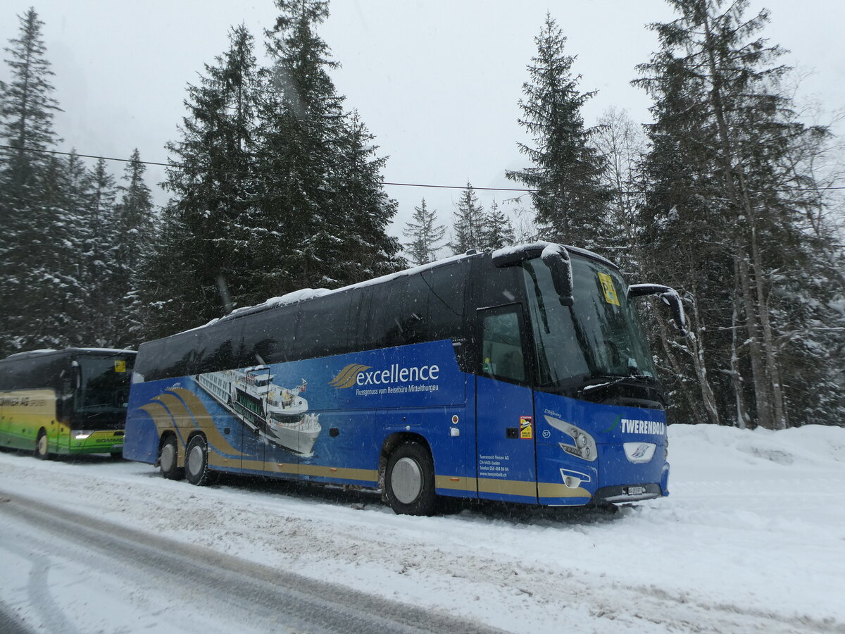 (231'883) - Twerenbold, Baden - Nr. 57/AG 203'971 - VDL am 9. Januar 2022 in Adelboden, Unter dem Birg