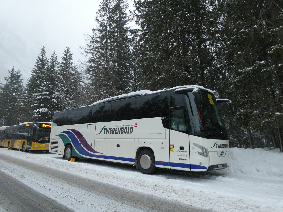 (231'889) - Twerenbold, Baden - Nr. 34/AG 468'466 - VDL am 9. Januar 2022 in Adelboden, Unter dem Birg