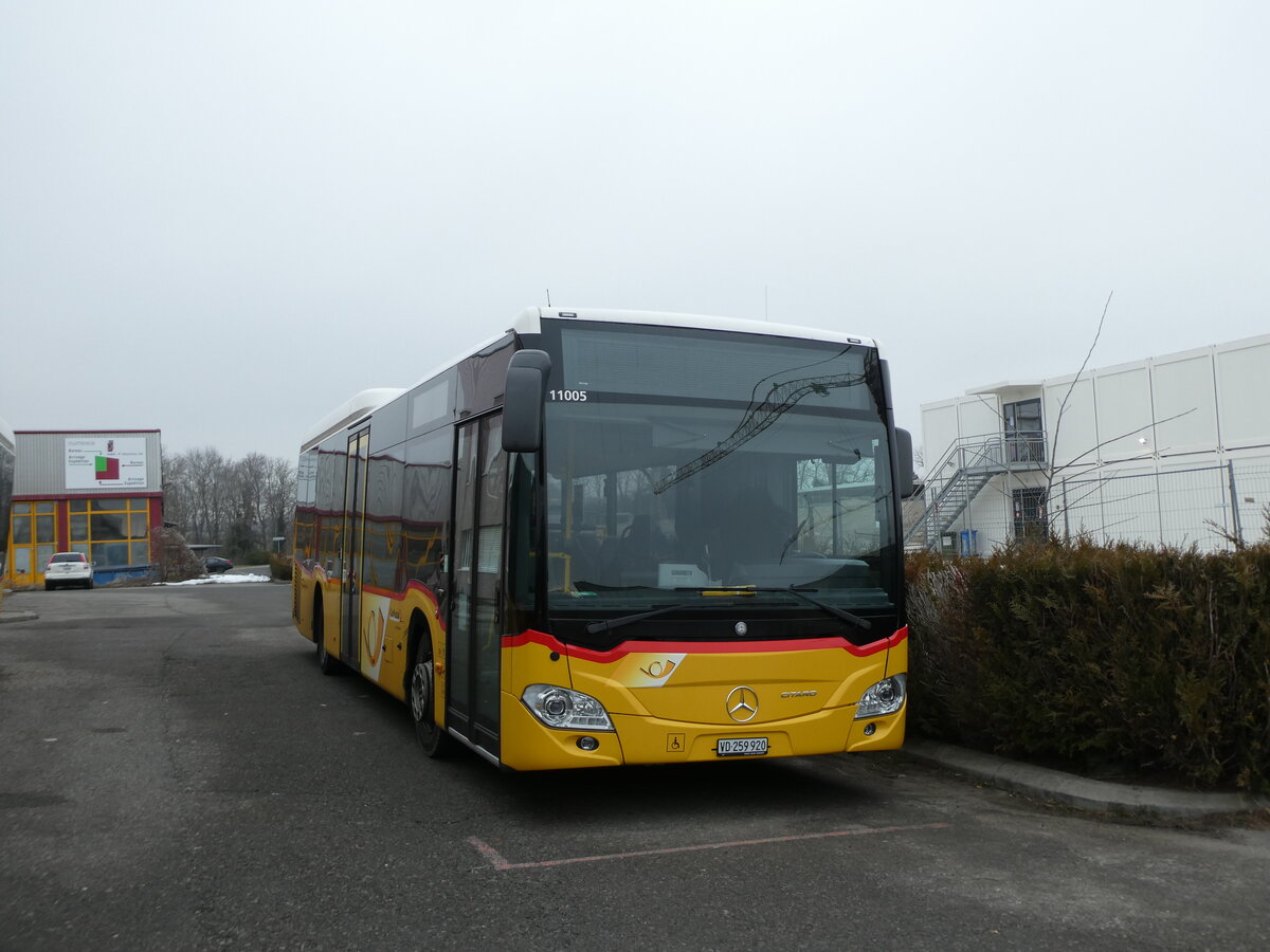 (232'350) - CarPostal Ouest - VD 259'920 - Mercedes am 23. Januar 2022 in Echallens, Garage