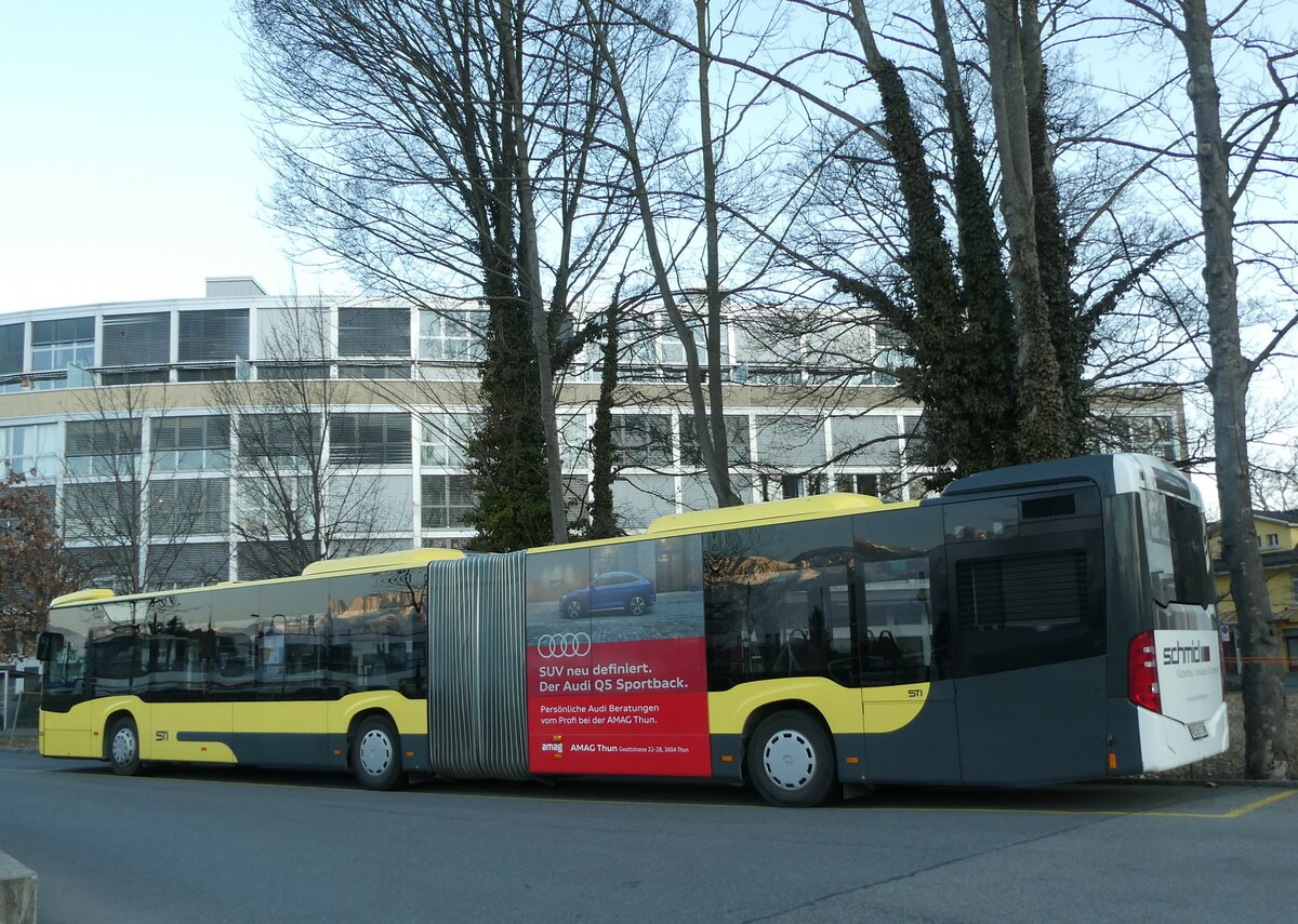 (233'362) - STI Thun - Nr. 708/BE 865'708 - Mercedes am 5. Mrz 2022 bei der Schifflndte Thun