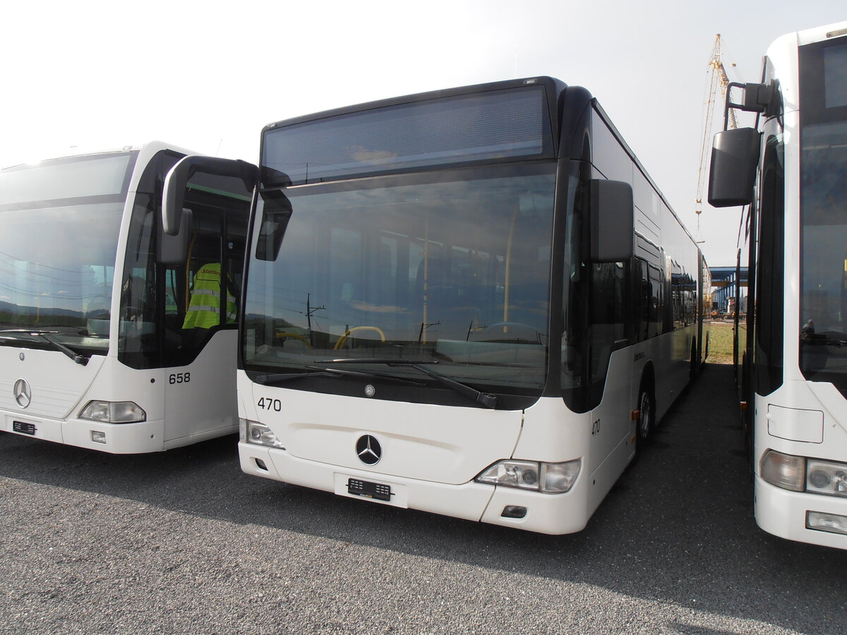 (233'886) - Intertours, Domdidier - Nr. 470 - Mercedes (ex Nr. 207; ex Zeretzke, D-Castrop-Rauxel Nr. 43) am 13. Mrz 2022 in Domdidier, Garage