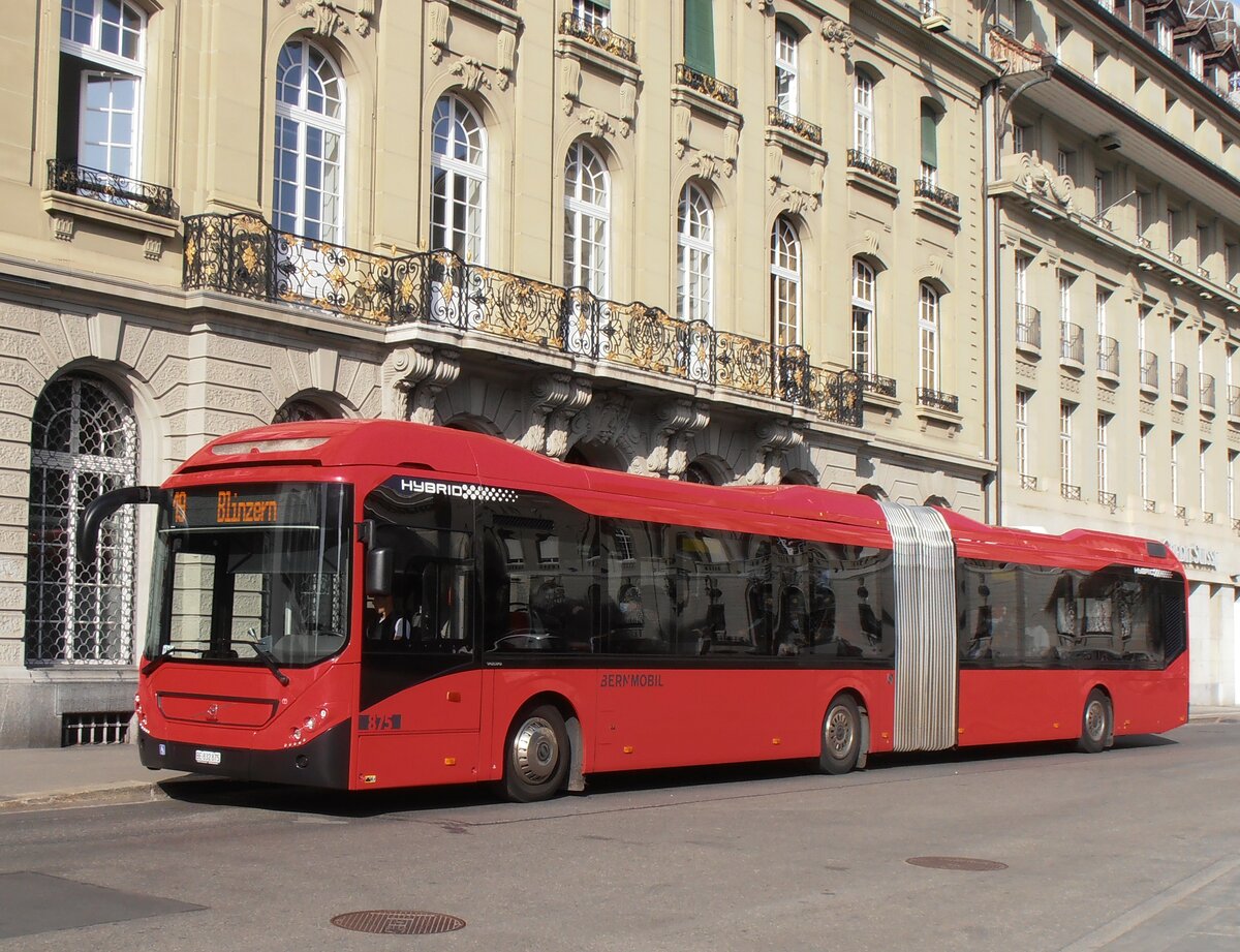 (234'150) - Bernmobil, Bern - Nr. 875/BE 832'875 - Volvo am 28. Mrz 2022 in Bern, Bundesplatz