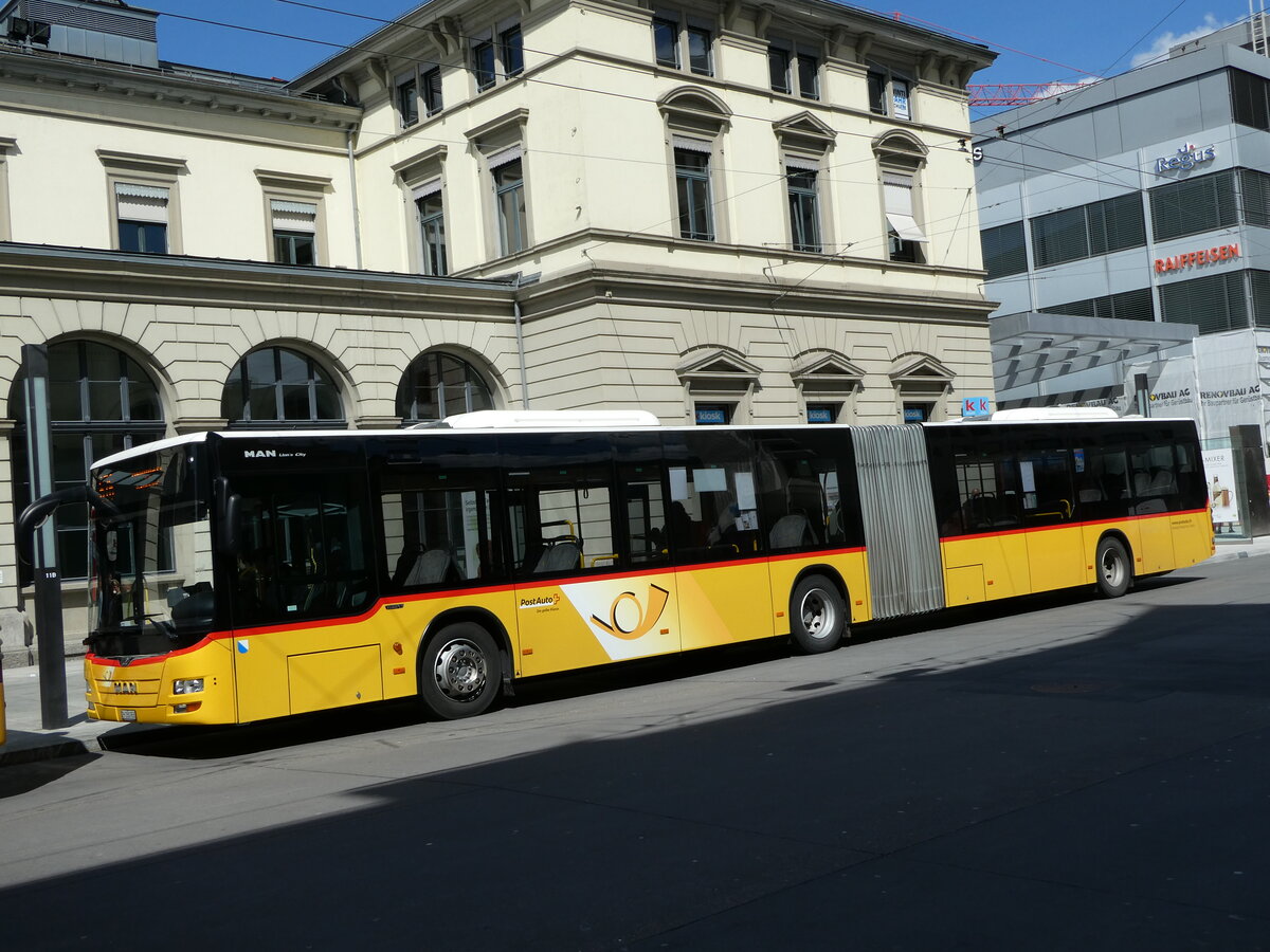 (234'327) - Moser, Flaach - Nr. 293/ZH 186'956 - MAN am 10. April 2022 beim Hauptbahnhof Winterthur