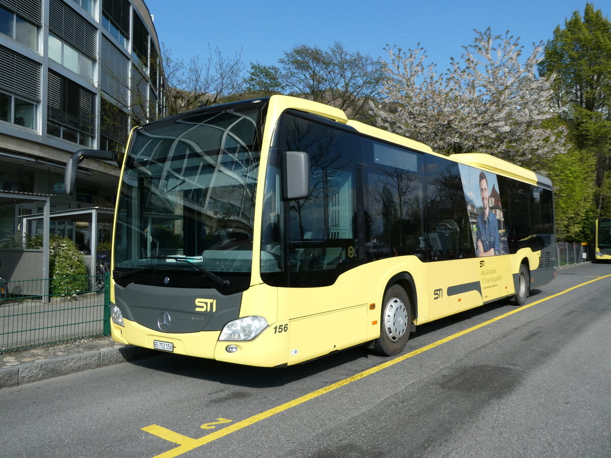 (234'638) - STI Thun - Nr. 156/BE 752'156 - Mercedes am 16. April 2022 bei der Schifflndte Thun