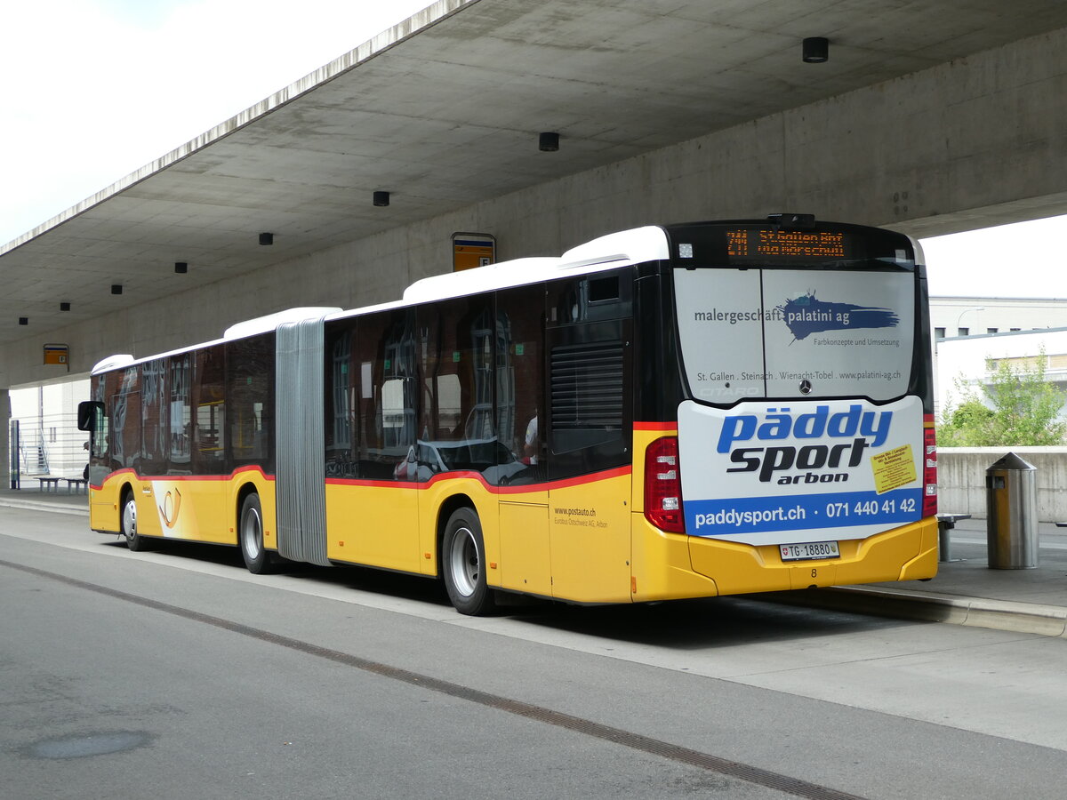 (235'998) - Eurobus, Arbon - Nr. 8/TG 18'880 - Mercedes am 21. Mai 2022 in Arbon, Bushof