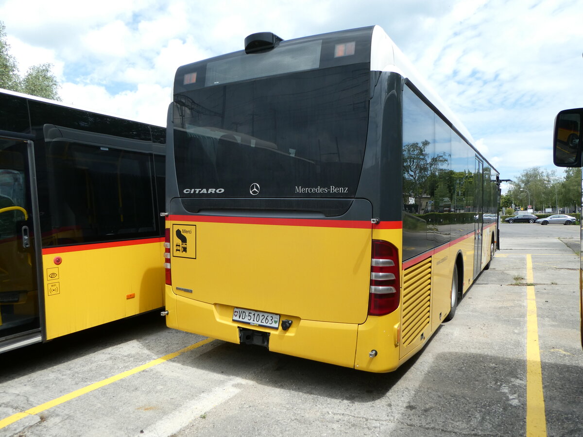 (236'928) - CarPostal Ouest - VD 510'263 - Mercedes am 6. Juni 2022 in Yverdon, Garage