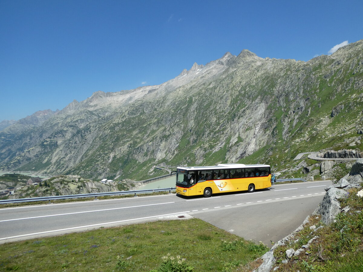 (238'432) - PostAuto Bern - Nr. 70/BE 563'387 - Setra am 24. Juli 2022 am Grimselpass