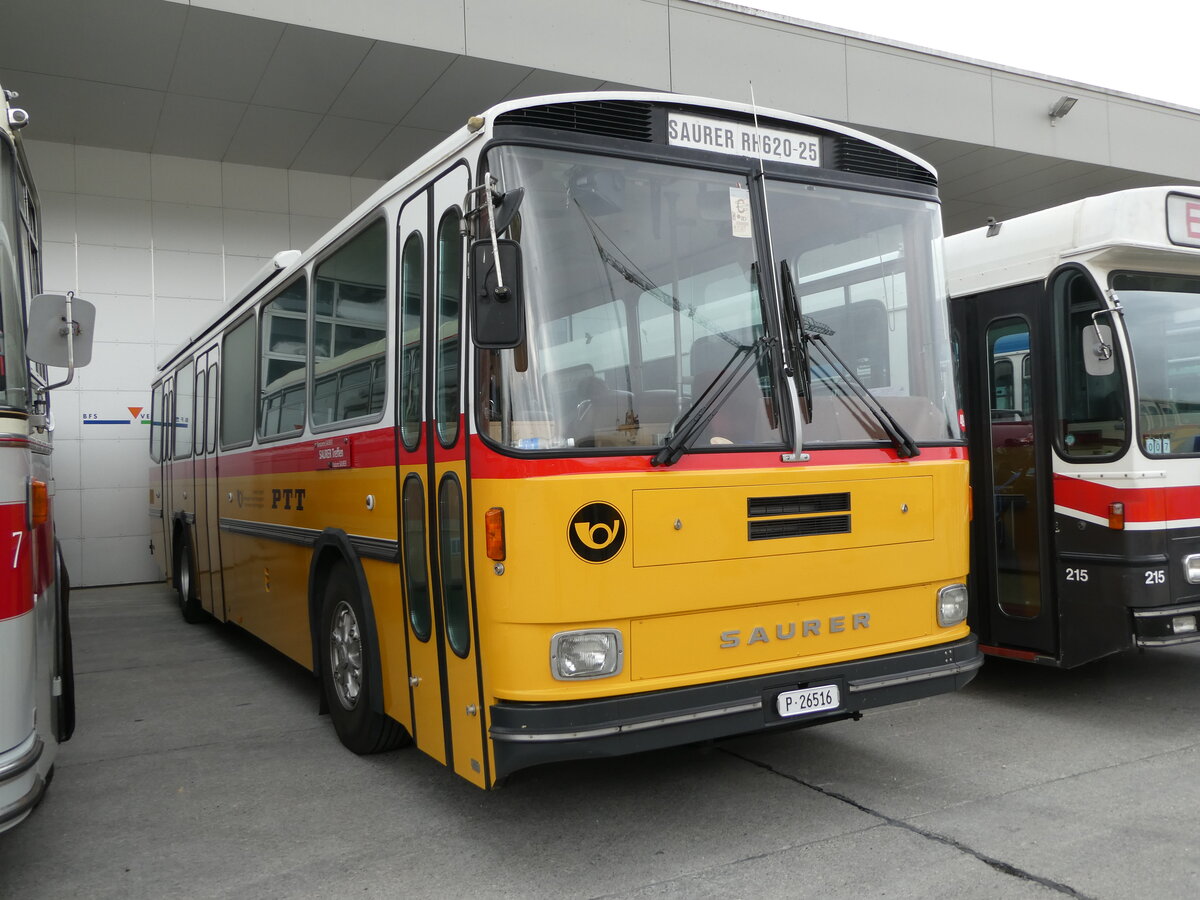 (239'582) - Gloor, Staufen -  P 26'516  - Saurer/Hess (ex ALMAT, Tagelswangen; ex P 26'516) am 27. August 2022 in Oberkirch, CAMPUS Sursee